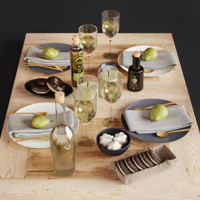 北欧餐具组合 刀叉 盘子